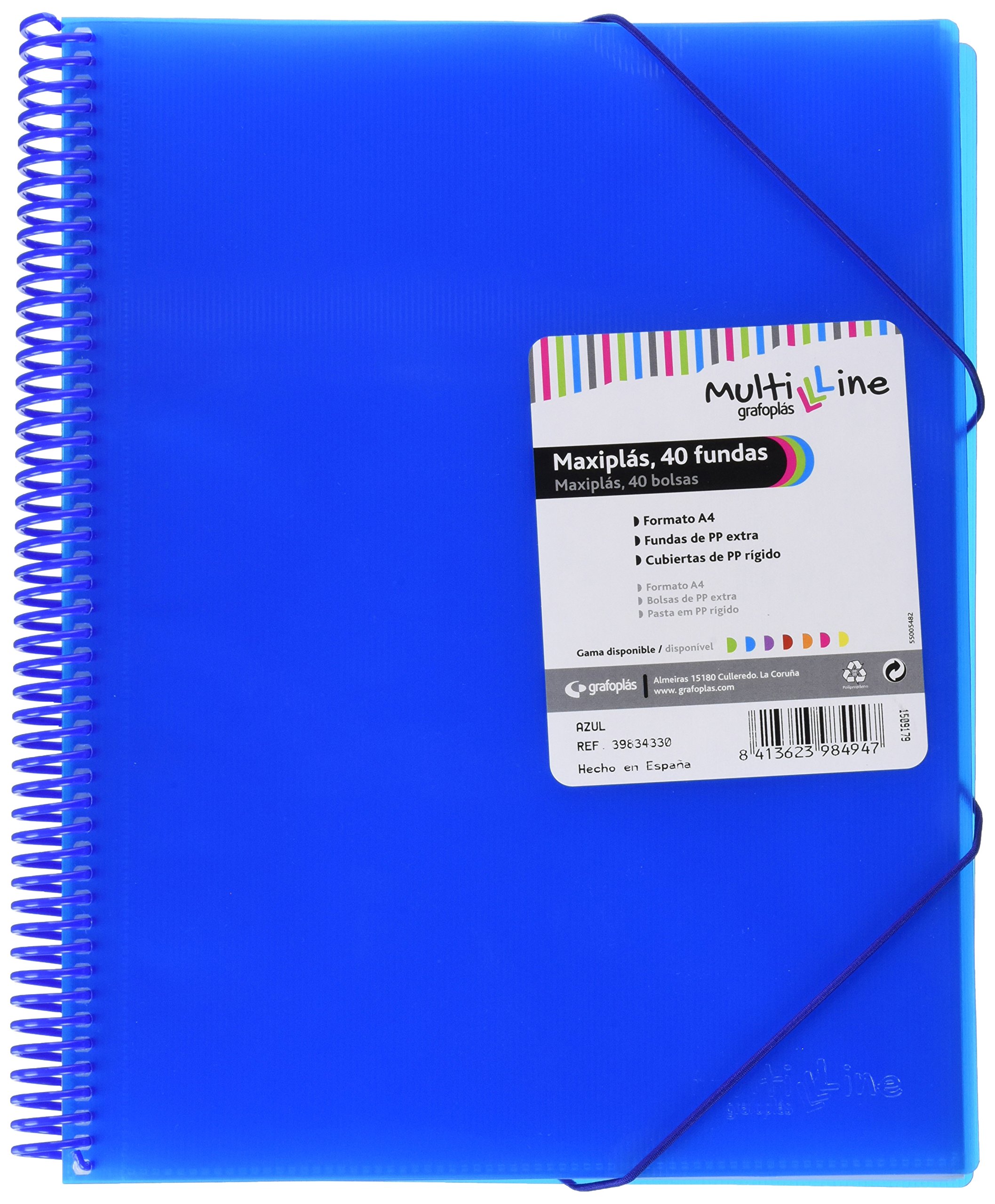 Grafoplas 39834330 - A4 Notebook Binder with File Sleeves