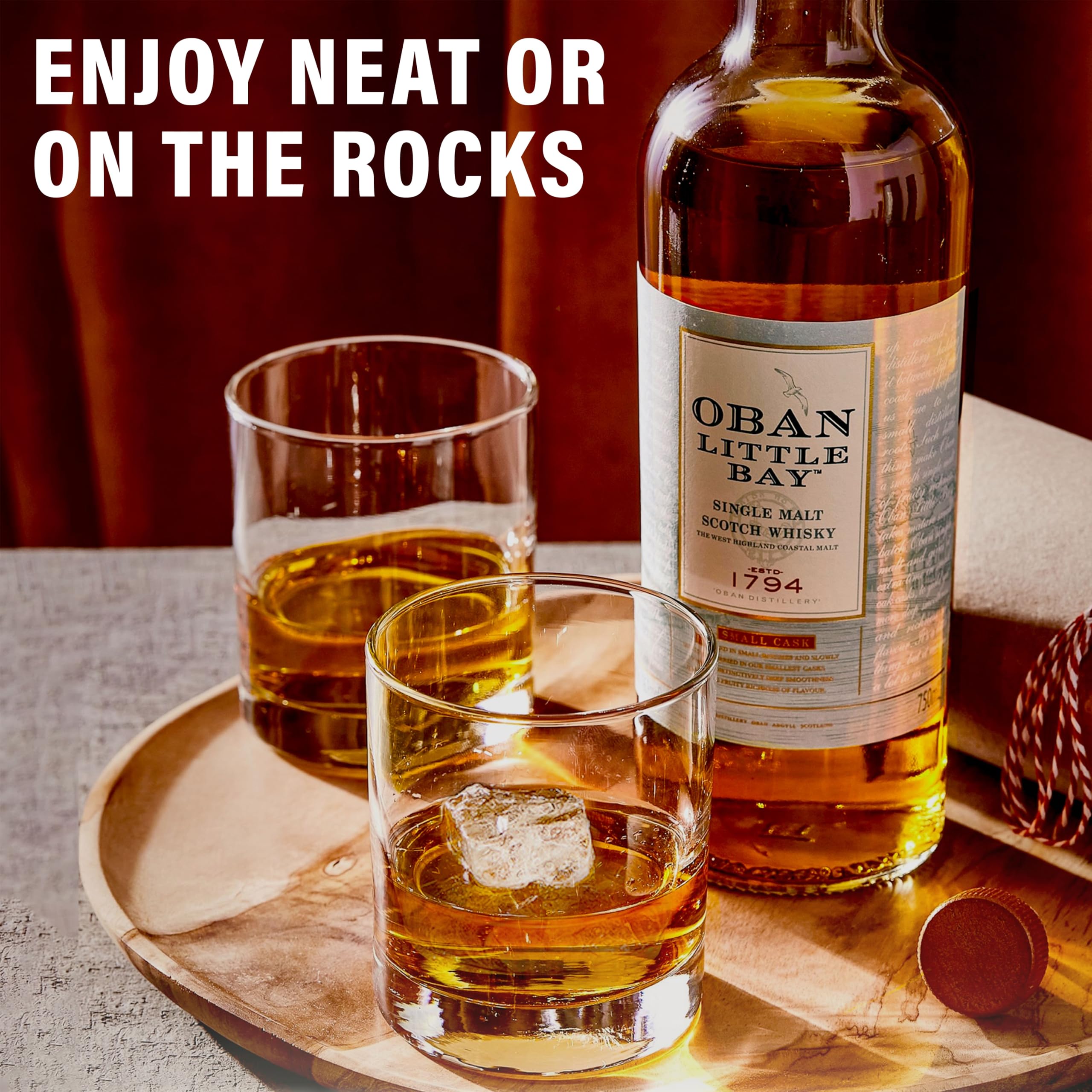 Oban Little Bay, Highland Single Malt Scotch Whisky, aromatischer, handverlesen aus Schottland, 43% vol, 700ml Einzelflasche 2