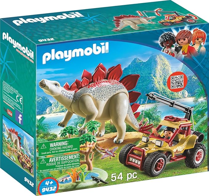 Playmobil 9432 - Forschermobil mit Stegosaurus Spiel