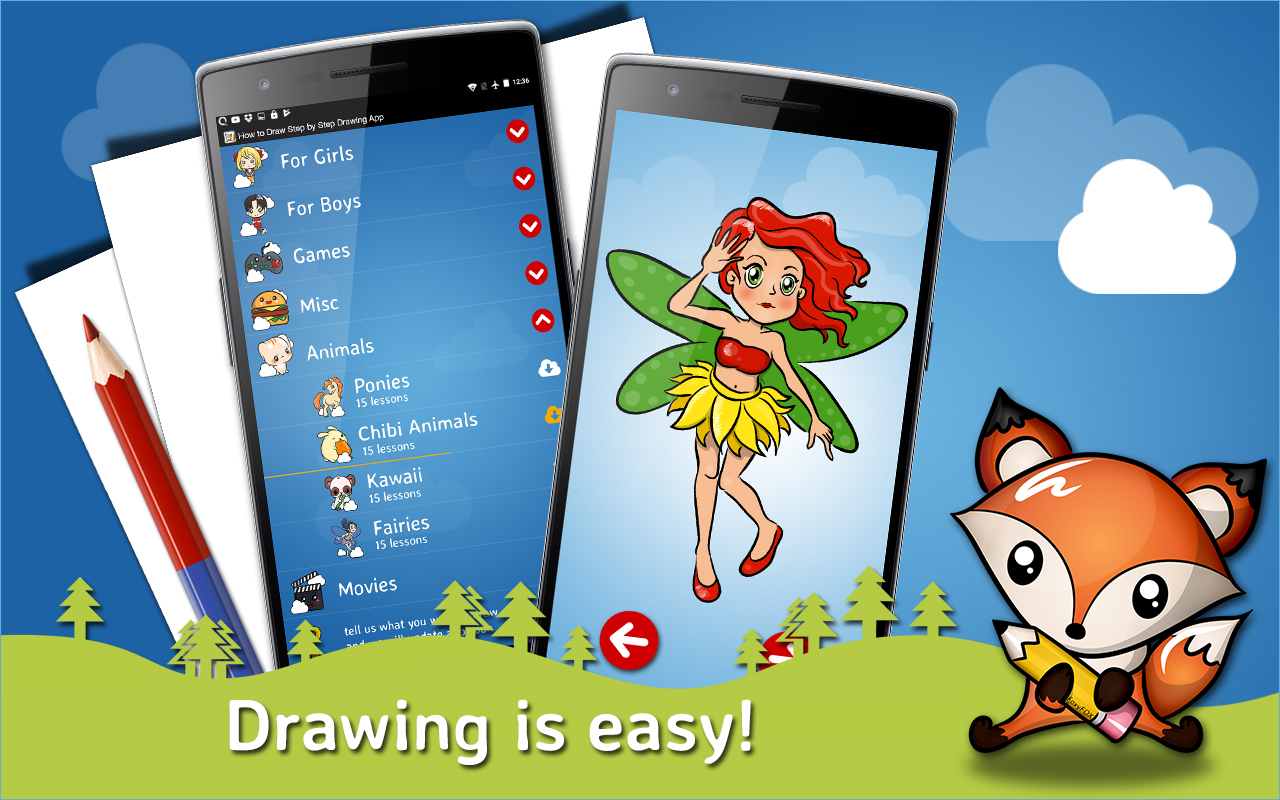 How to Draw step by step Drawing App Appstore for Android