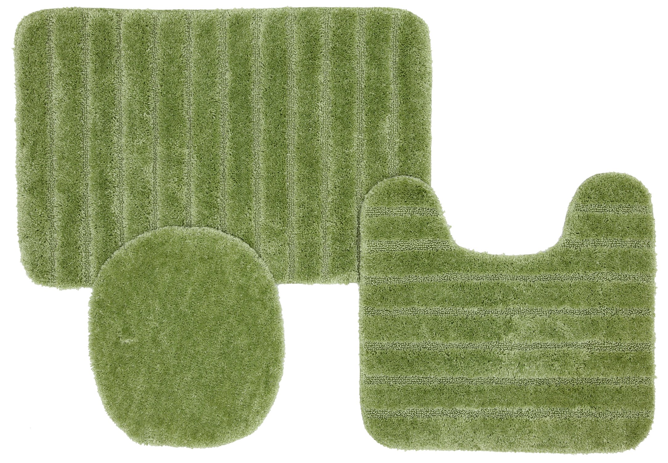 Mohawk Home Veranda Bath Rug Sage Set, 20x30, 20x20 Contour and