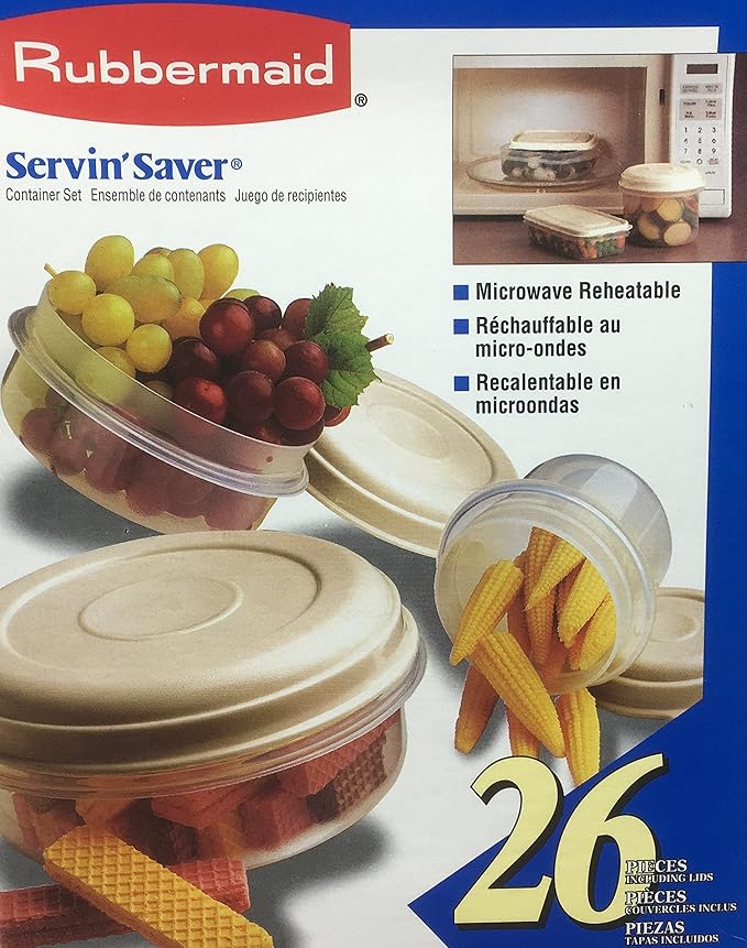 Amazon.com: Rubbermaid Servin Saver Vintage 1996 20 Pieces ...