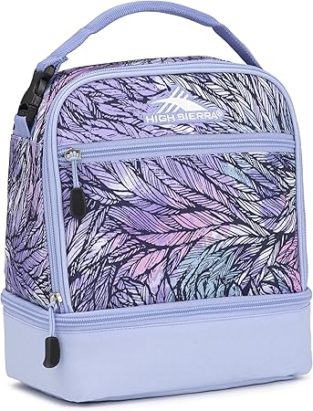 high sierra stacked compartment lunch bag