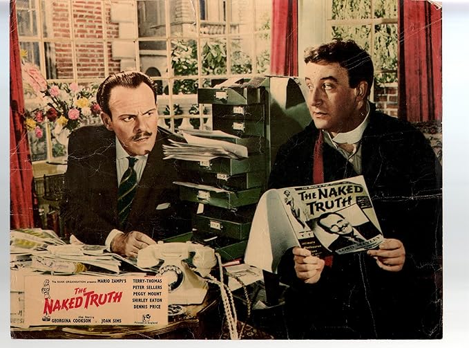 Amazon.com: MOVIE POSTER: Naked Truth-Terry-Thomas-11x14-Color ...