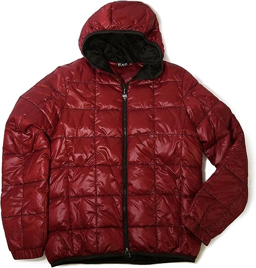 Amazon Co Jp エンポリオアルマーニ ジャケット 中綿 フード メンズ Ea7 レッド A 23 並行輸入品 服 ファッション小物