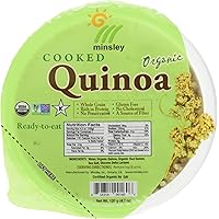 Minsley Cooked Organic Quinoa, 4.2 oz. (Pack of 12)
