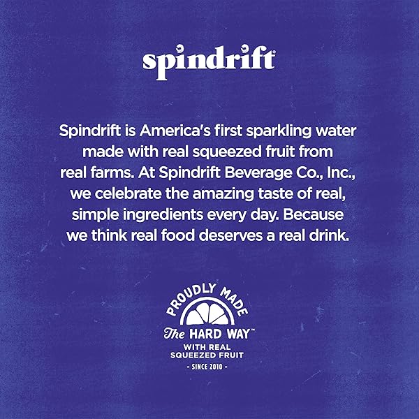 SPINDRIFT SPARKLING WATER, RASPBERRY LIME FLAVORED, MADE WITH REAL SQUEEZED FRUIT, ONLY 9 CALORIES PER CAN, 12 FL OZ CANS, PACK OF 24