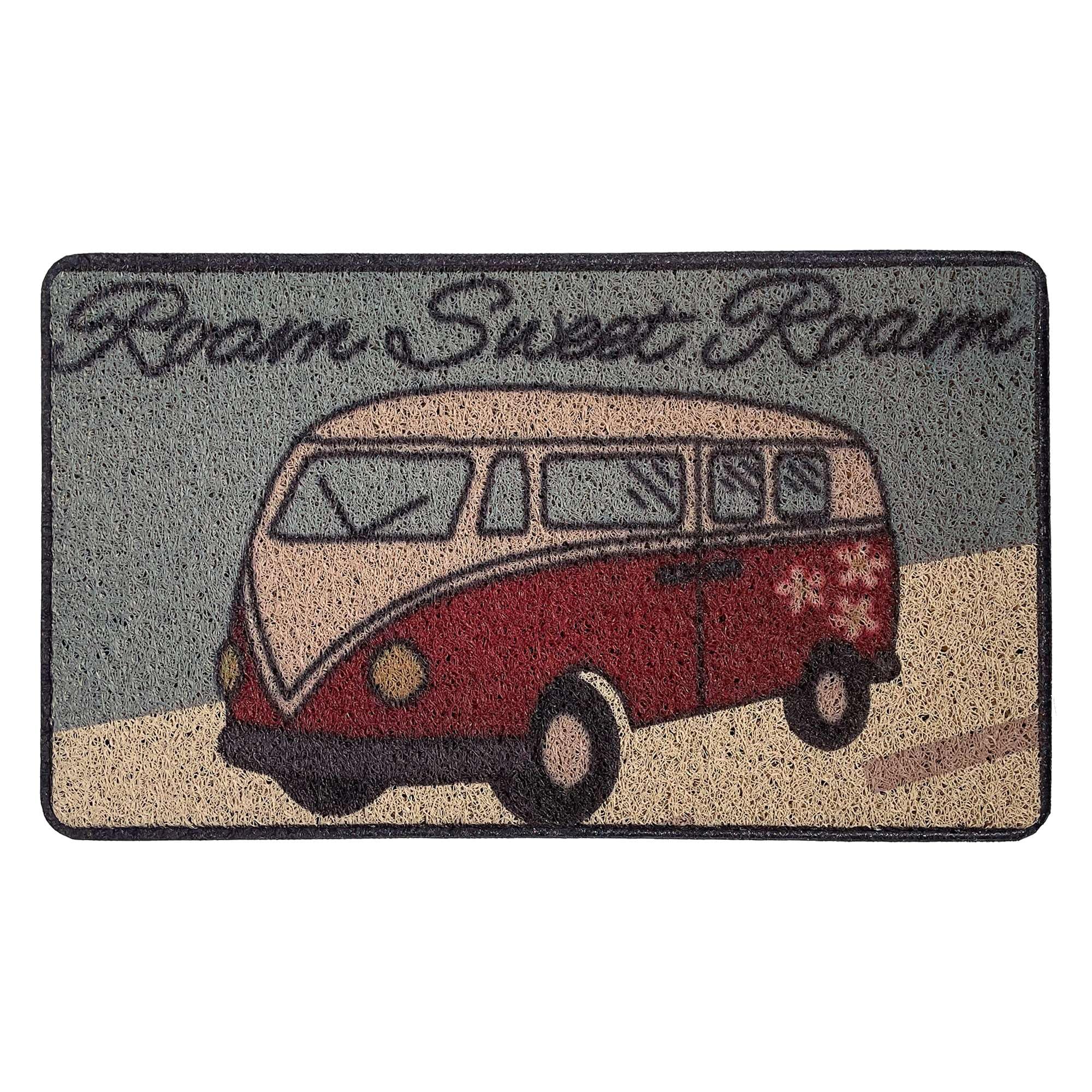 Nicoman Funny Novelty Door Mat Gift Doormat 'Rome Sweet Rome' (75x45cm/29.5x17.7inches)
