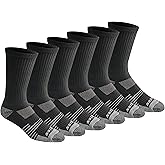 Dickies Men's HYDRO-COOL Moisture Control Crew Socks (6 Pairs)