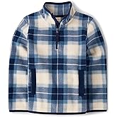 Gymboree boys And Toddler Long Sleeve Cozy Microfleece Half Zip JacketSweater