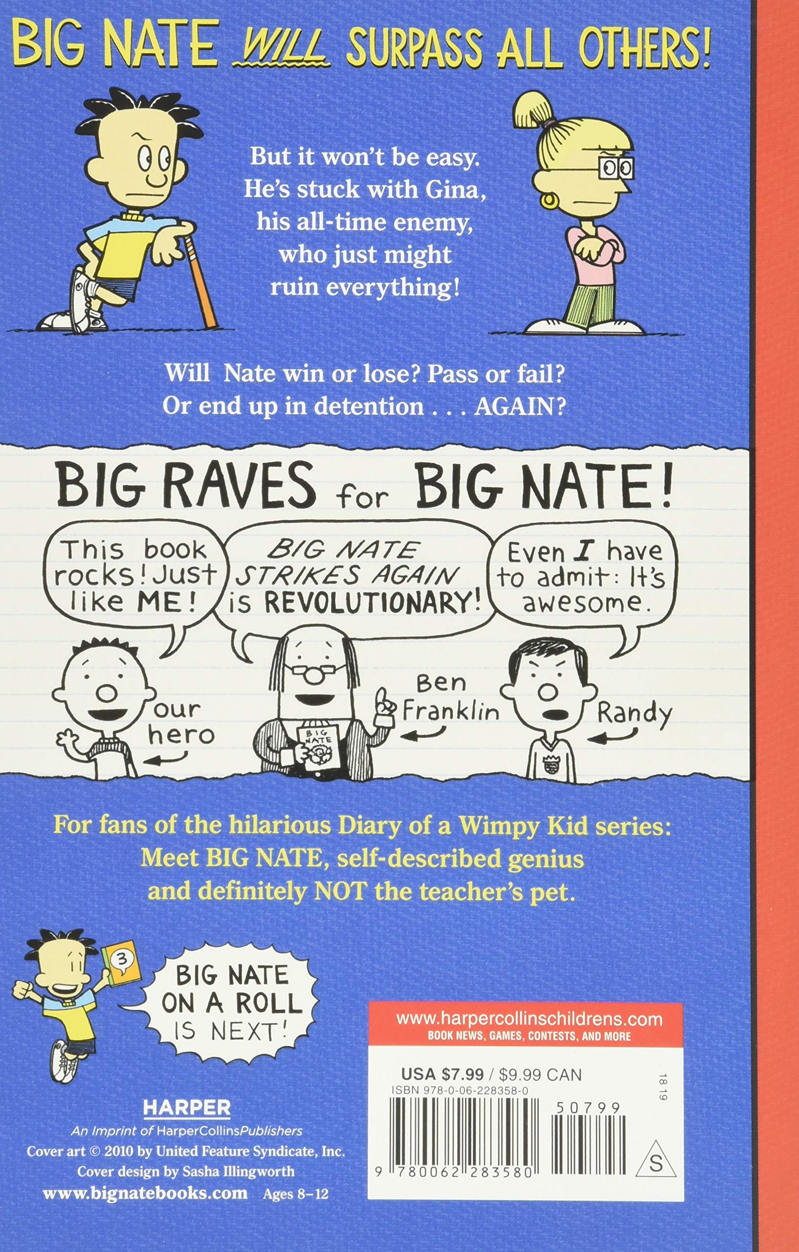 Big Nate Strikes Again Big Nate 2 Peirce Lincoln Peirce Lincoln 9780062283580 Amazon Com Books