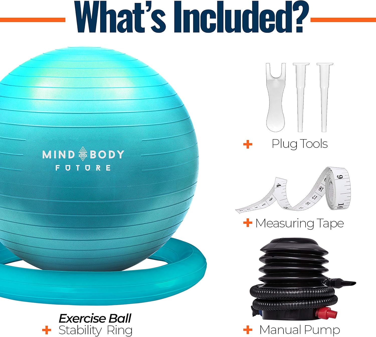 Palla Fitness Per Pilates E Gravidanza - 25 Cm, Antiscivolo E Facile Da Gonfiare - Foto 2