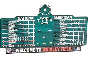 WINCRAFT MLB Chicago Cubs 11-By-17-Inch Score Board Wood Sign