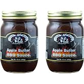 Amish Wedding Apple Butter BBQ Sauce 15 Ounces (Pack of 2)