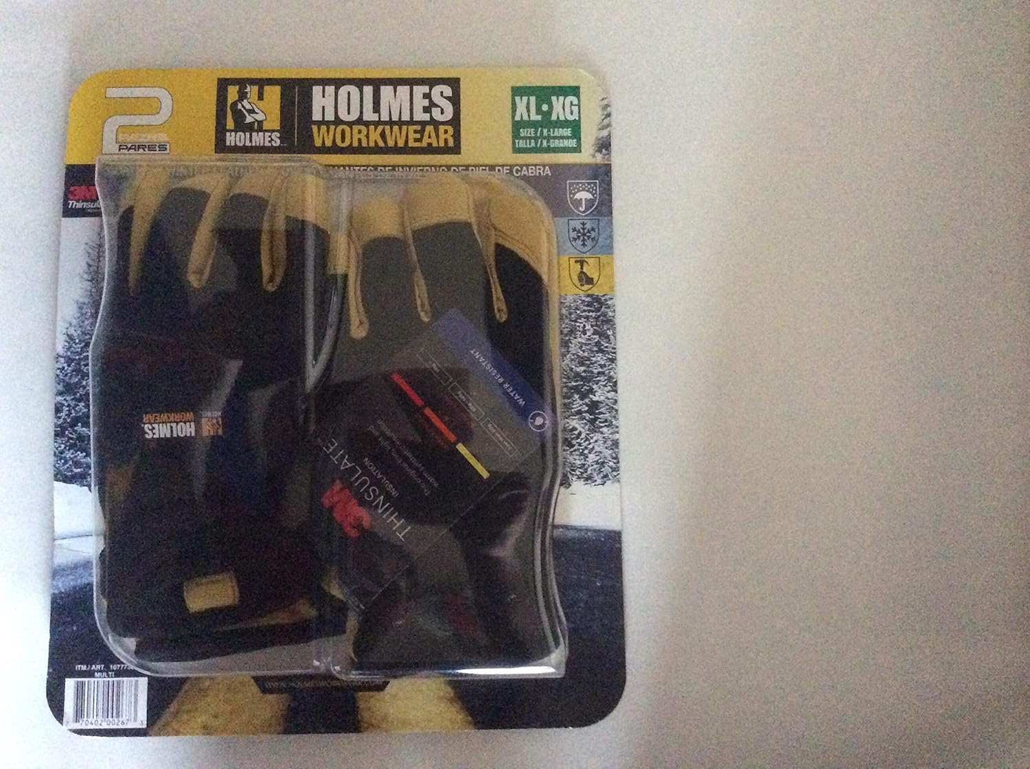 Mike Holmes Workwear Goatskin Winter Gloves - 2 pairs (X-Large)