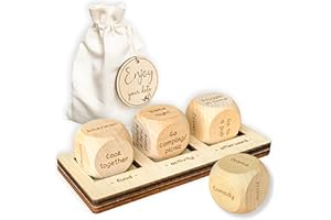 STOFINITY Date Night Dice Game for Adults - Food Decider Dice Games for Date Night Gifts Ideas, Christmas Couple Gifts for Him and Her, Dinner Decision Dice Funny Valentines Day Gifts for Boyfriend