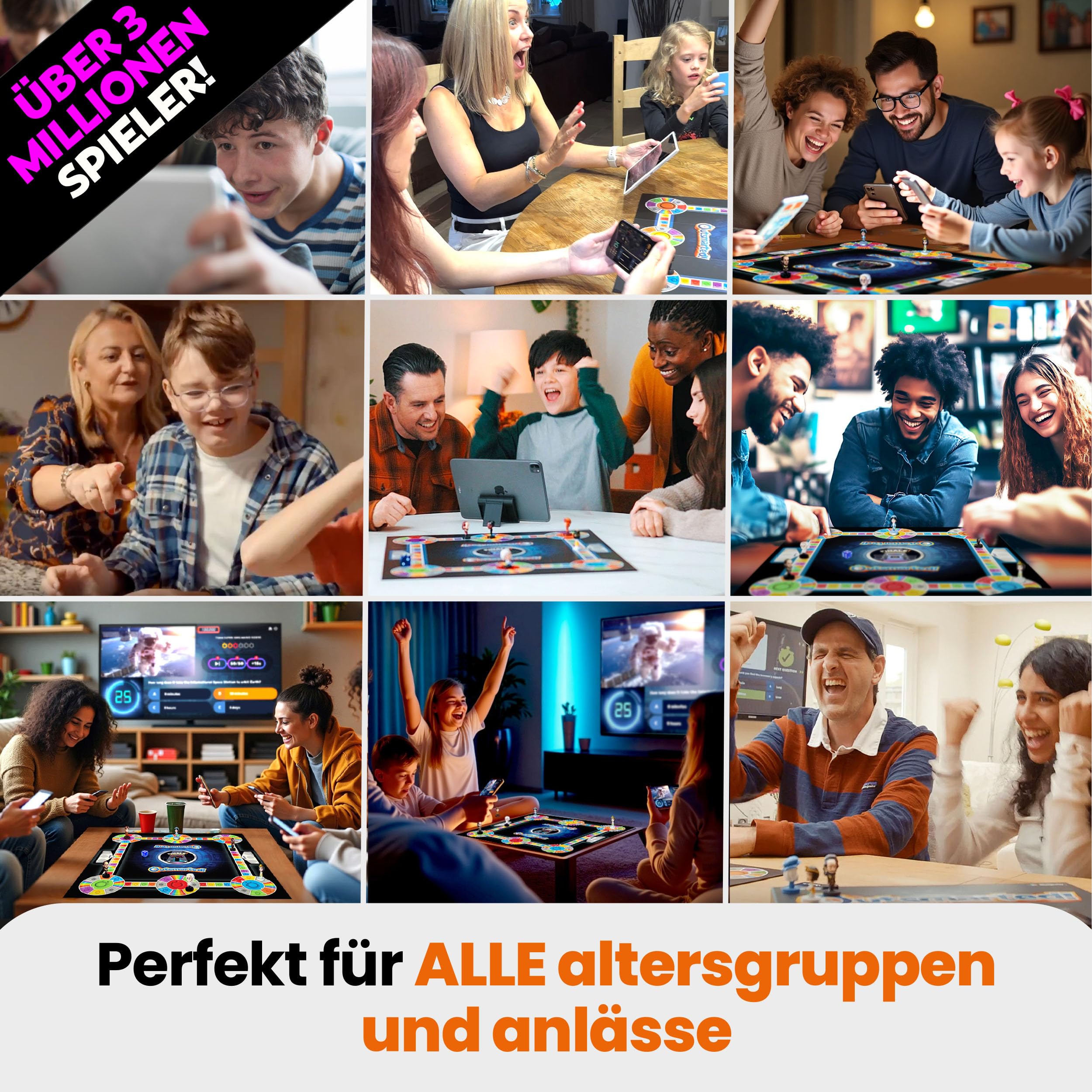 Outsmarted Ultimate – 10 spannende Zusatzkategorien | Kinder, Jugendliche und Erwachsene | Spielabend der nächsten Generation für Familie und Freunde | 2–24 Spieler | Ab 8 Jahren | Über 10.000 Fragen