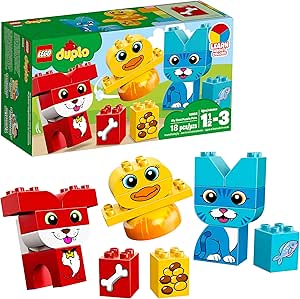 LEGO DUPLO My First Puzzle Pets 10858 Building Blocks (18 Pieces) (Discontinued by Manufacturer)