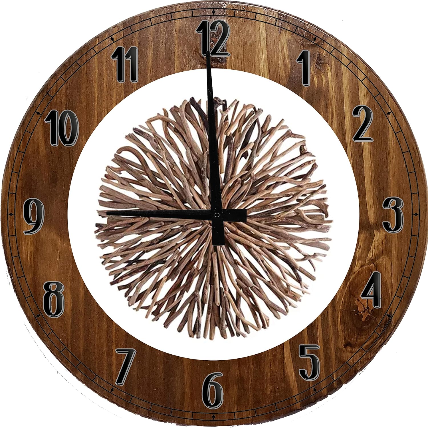 Amazoncom 556 Gear Driftwood Wall Clock Tan Wall Decor For Amazoncom 556 Gear Driftwood Wall Clock Tan Wall Decor For