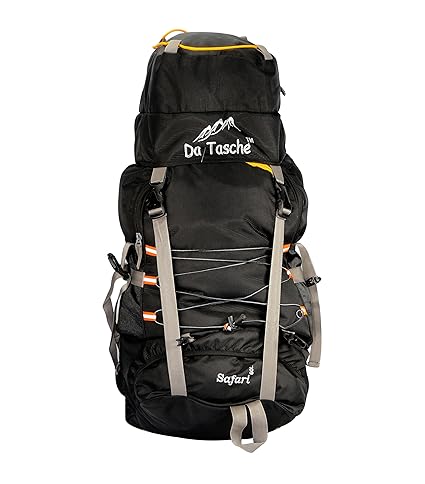Da Tasche New Safari 60L Black Rucksack