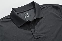 KAOKLRNI Men's Quick-Dry Active Polo Shirts Short