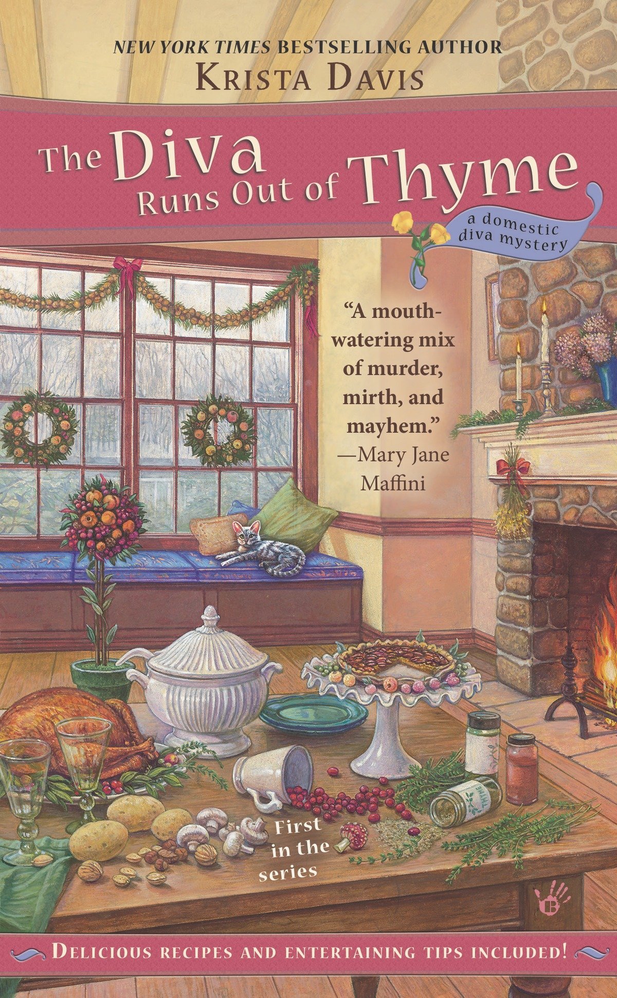 Amazon Com The Diva Runs Out Of Thyme A Domestic Diva Mystery 9780425224267 Davis Krista Books