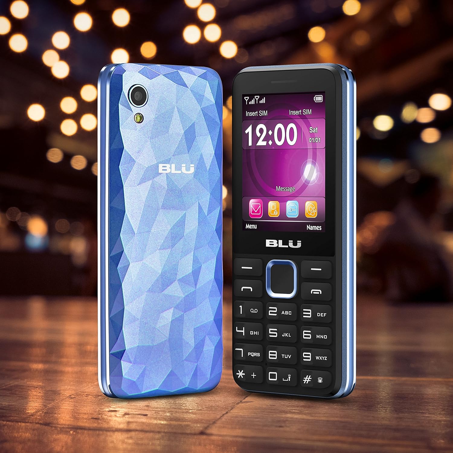 Amazon.com: BLU Tank 3 - GSM Unlocked Dual Sim Cell phone with 1,900 mAh  Battery -Blue: Cell Phones & Accessories