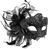 MASQ Brocade Lace Masquerade Ball Mask Pair Burlesque Mardi Gras Birthday Prom Wedding Party