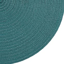 SHACOS Round Placemats Set of 6 Washable 15 inch