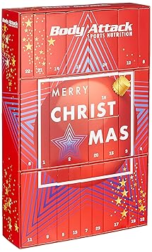 Body Attack Adventskalender 2018 Mix-Artikel, 24 Türchen mit beliebten Fitness Produkten