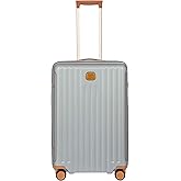 Bric's Capri 2.0 Spinner - Expandable Luxury Check-In Luggage With Spinner Wheels - Lightweight Check-In Suitcases with Wheels Made From Durable Polycarbonate - 27 Inch, Silver