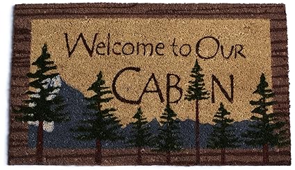 Design Imports Welcome To Our Cabin Doormat Other Home Decor Home