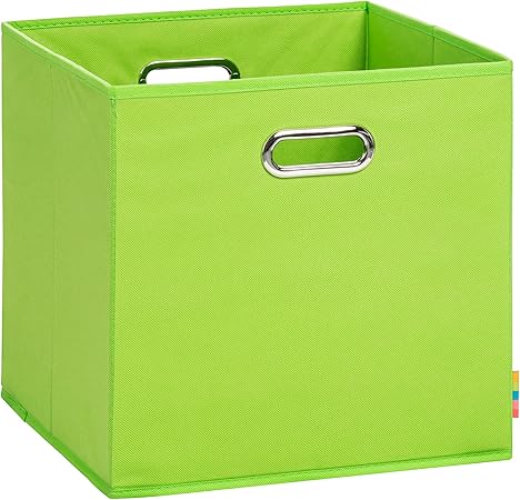 Schmetsdorf H S Aufbewahrungsbox Lea Faltbox Korb 33x33x33 Cm Apfelgrun Amazon De Kuche Haushalt