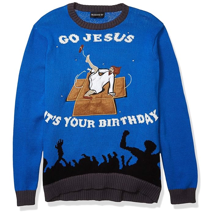 Buy Men's Ugly Christmas Sweater Jesus 