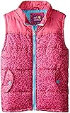Pink Platinum Big Girls' Puffer Vest In Cheetah