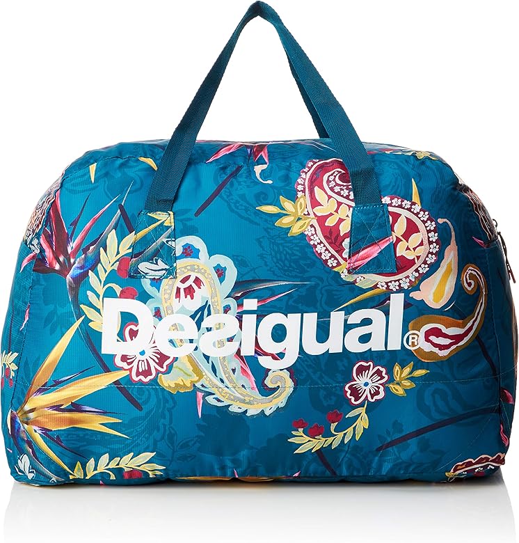 Sac De Sport Desigual Sac Gym Design Sac De Sport Desigual Matilde Blanc/Bleu/Orange