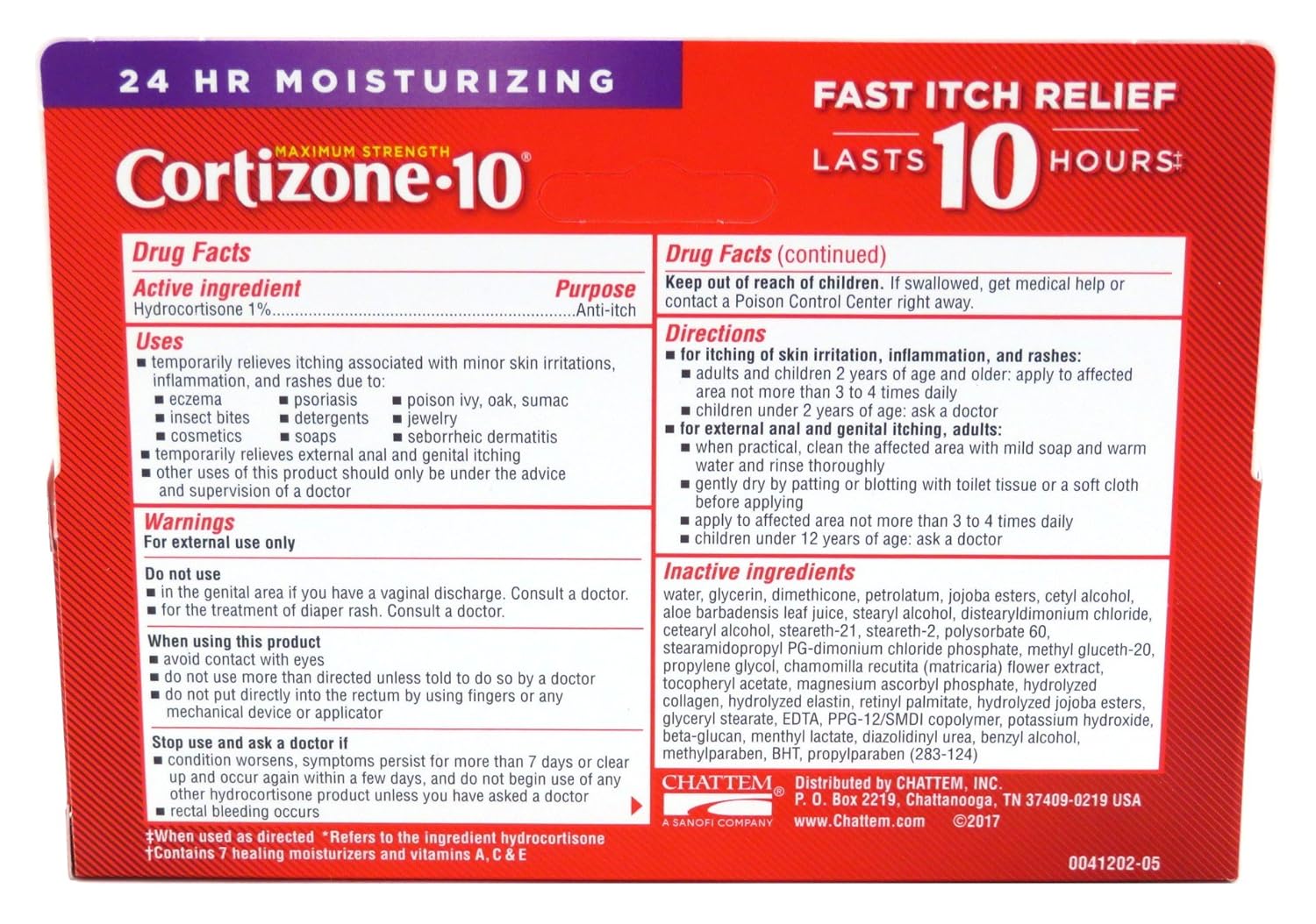 Cortizone-10 Intensive-Healing Formula 2 Ounce (Boxed) (59ml) (3 Pack) : Facial Masks : Beauty