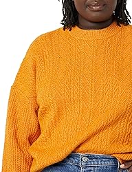 Amazon Essentials Women's Soft-Touch Modern Cable