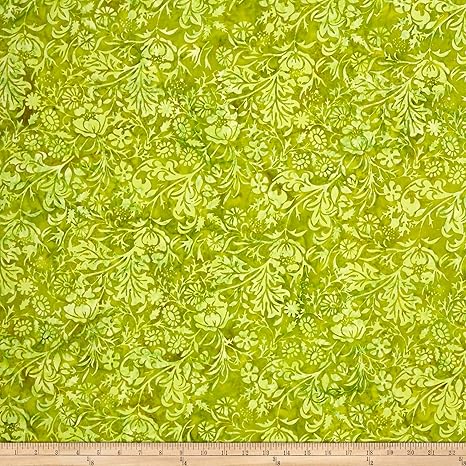 Amazon Com Island Batik Eclectic Garden Cherwell Chartruese