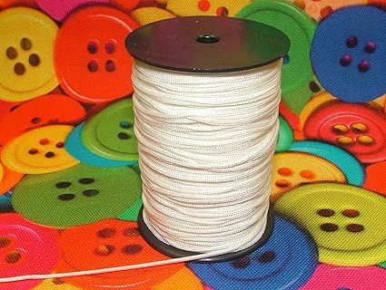 100 Metre Roll 1 2mm White Roman Blind Cord Curtain Fabric