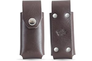 TOP-RANK LEATHER SINCE 2015 Toprank Leather Full Grain Multitool Sheath – Seamless Riveted Design – Compatible with Leatherman Surge, Super Tool 300, CORE – Heavy Duty Belt Holster