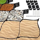 4" Thick Geo Ground Grid 36x4 FT, Gravel Grid Driveway Stabilization with Connection Buckles, 1885 lbs/Sq Ft Load, Gravel Retainer for DIY Patio Walkway Slope Grass Pathways Shed Base and Parking Lot