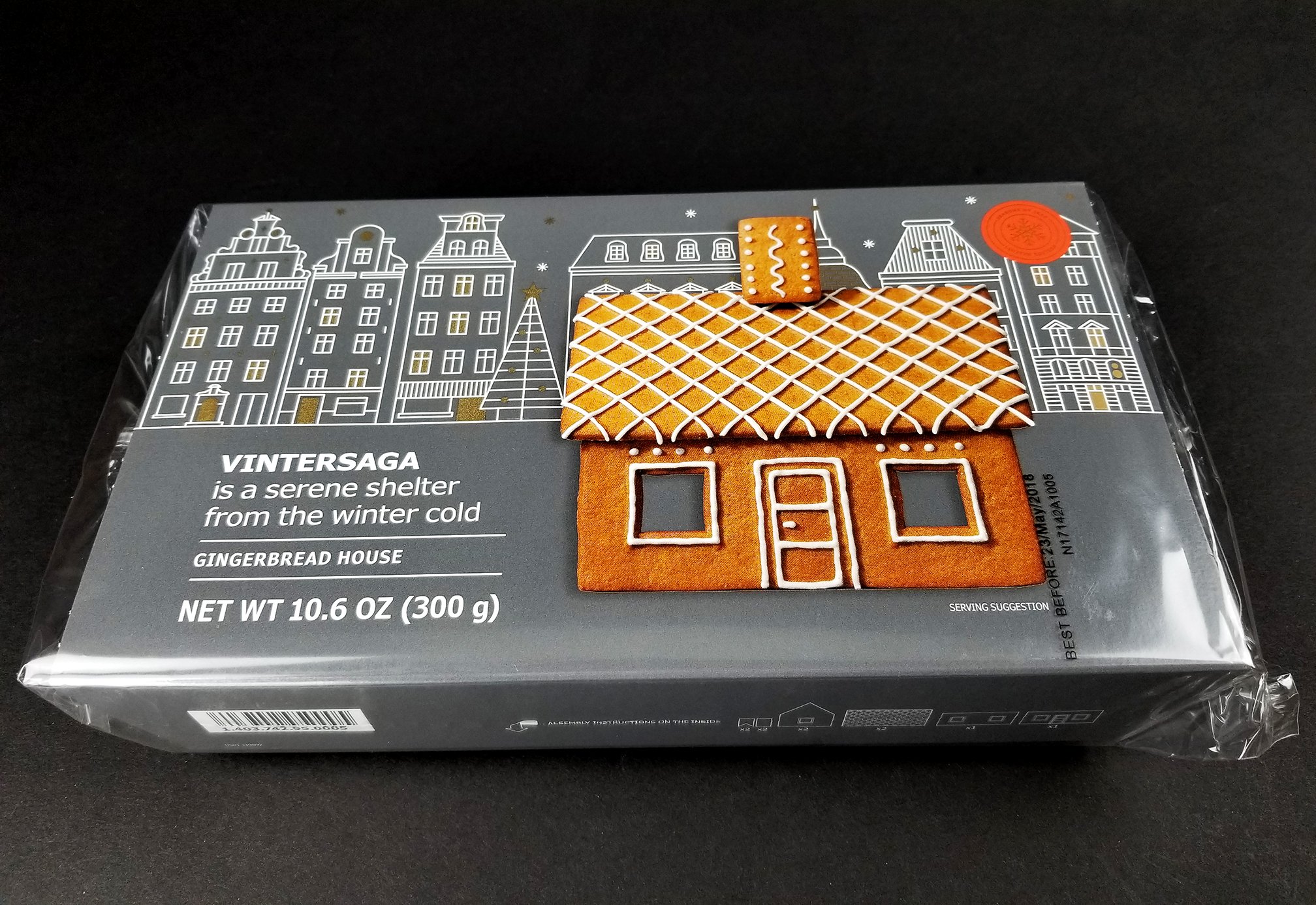 IKEA Gingerbread House Kit For Kids - Seasonal Christmas Decorating Set