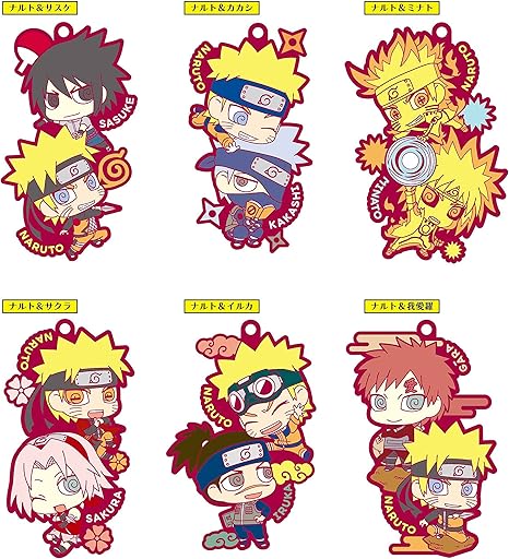 Amazon ラバーマスコット Naruto ナルト 疾風伝 もいっちょ ラバーマスコットでツーマンセルだってばよ Box フィギュア ドール 通販