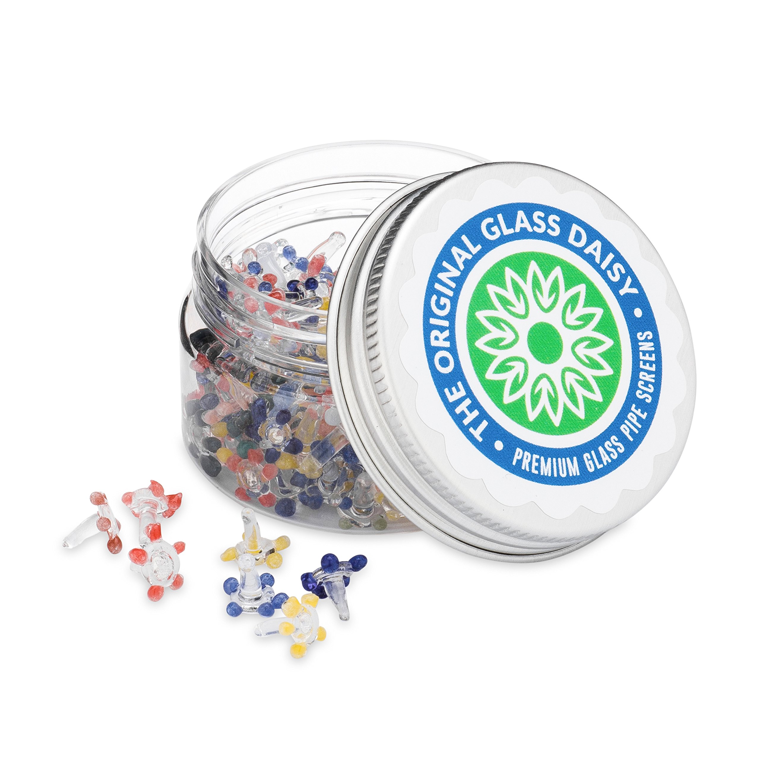 100+ Glass Pipe Screens, Glass Daisy Screens with Airtight BPAFree