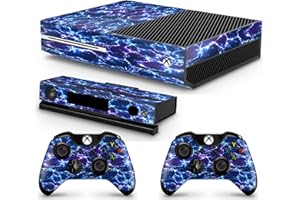 GIZMOZ N GADGETZ Xbox One Electric Storm Console Skin Decal Sticker + 2 Controller Skins Compatible Xbox One & Kinect