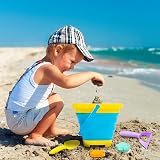 abeec 5 Piece Foldable Beach Bucket Set Collapsible Sand Toys view 5