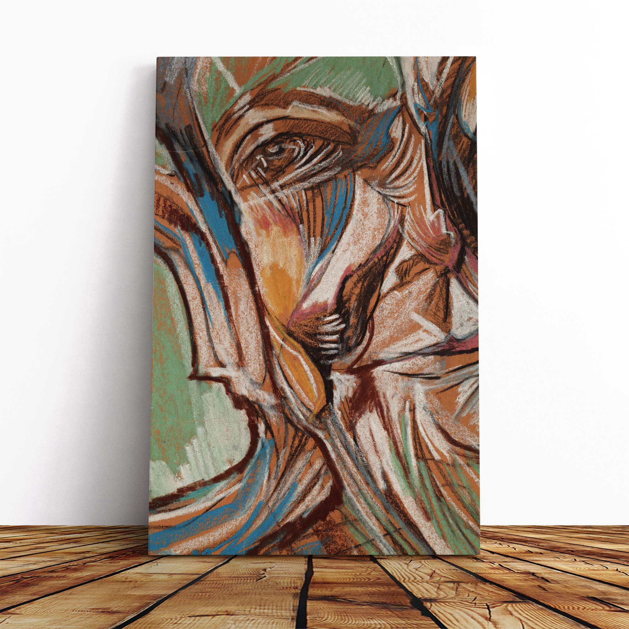 Stanislaw Ignacy Witkiewicz Portrait Vol.3 Canvas Print | Gallery Wrapped 30mm Frame Wall Art | 20x14 inches | Ready to Hang | Modern People Picture | Living Room Bedroom Lounge Office