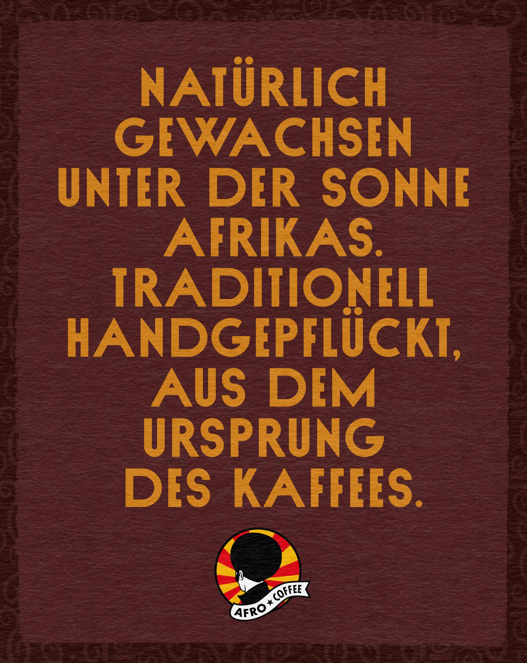 AFRO COFFEE Dark & Elegant I 500g Premium Bio Kaffeebohnen Fairtrade I 100% Arabica Kaffee Bohnen I Bohnenkaffee aus Äthiopien mit Noten von Bitterschokolade I handgepflückt, dunkel geröstet, säurearm 4