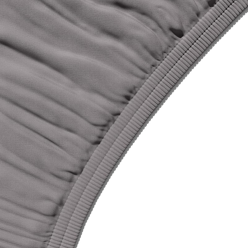 Lenzuolo con angoli Singolo, 90 x 190 x 30 cm, in 100% Microfibra con altezza da 30cm, Grigio Scuro — foto 3 di 4